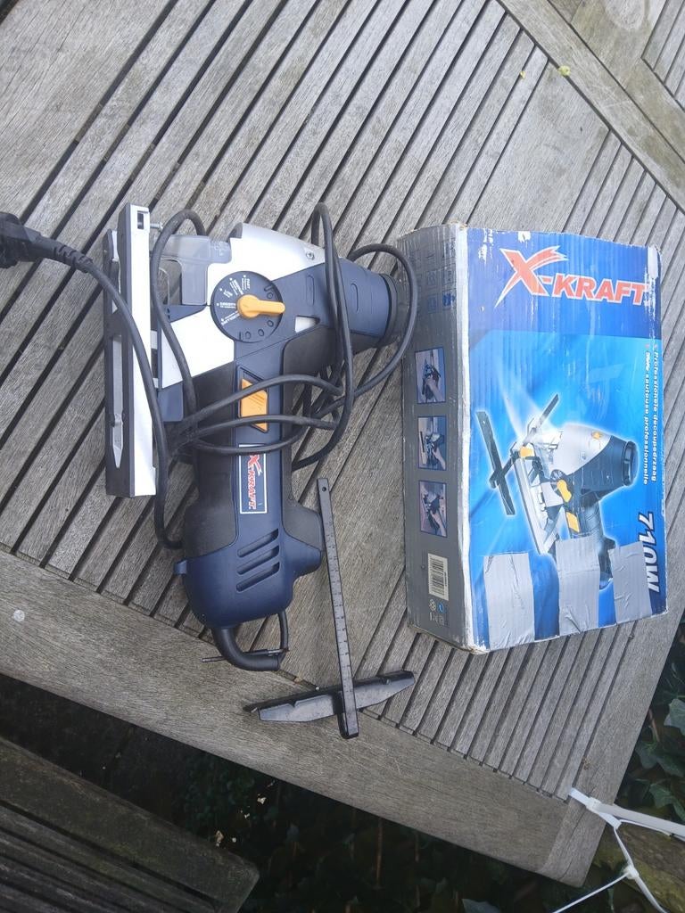 X-KRAFT Decoupeerzaag 710W - Zo goed als nieuw, Decoupeerzaag, 600 tot 1200 watt, Ophalen of Verzenden, Zo goed als nieuw