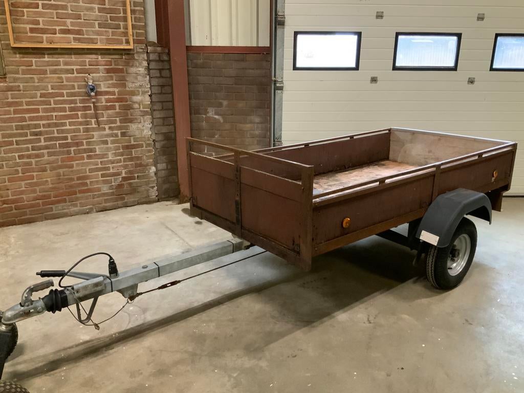 Aanhanger Enkelasser Aanhangwagen, Ophalen, Zo goed als nieuw