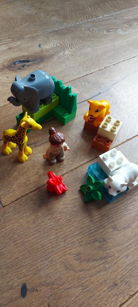 Duplo 4962 Dieren set - Rookvrij, Kinderen en Baby's, Speelgoed | Duplo en Lego, Ophalen of Verzenden, Zo goed als nieuw, Compleet