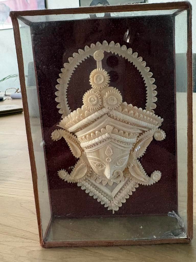 Handgemaakte kunstwerk van Durga, Ophalen of Verzenden