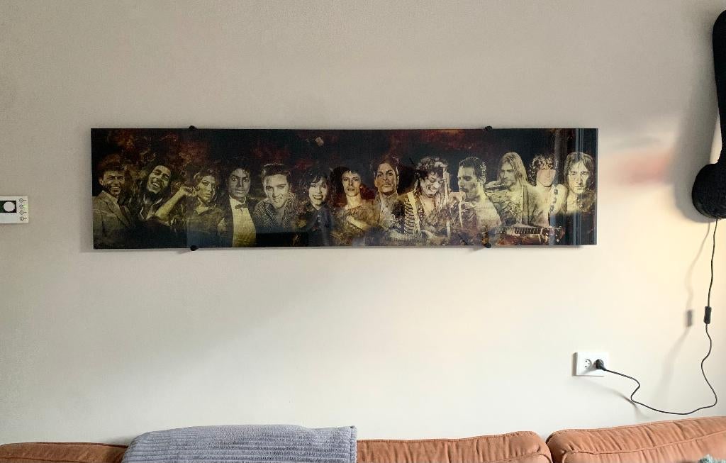 Banksy canvas, plexiglas schilderijen Peaky Blinders en meer, Oorspronkelijke maker, Nieuw, 125 cm of meer, Ophalen of Verzenden