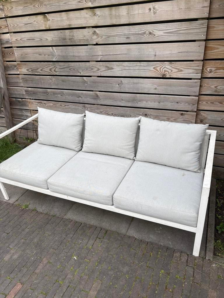 Loungebank, Ophalen, Gebruikt, 3 zitplaatsen, Loungeset