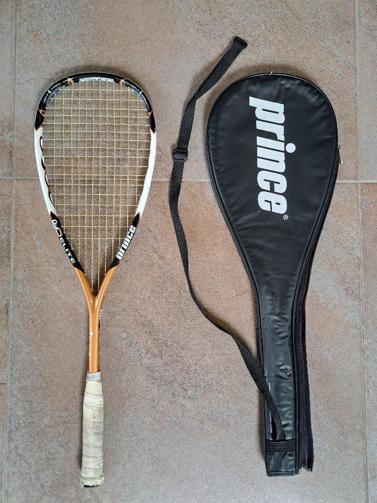 Squash racket Prince airo elite, Ophalen of Verzenden, Gebruikt, Racket, Met hoes