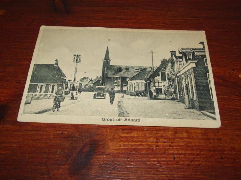 561- GROET UIT ADUARD, Verzenden, 1920 tot 1940, Ongelopen, Groningen