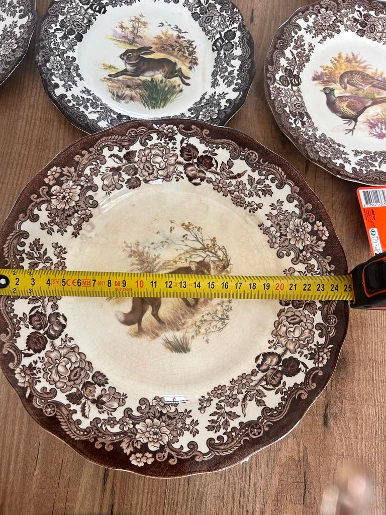 Pallisey borden met dierenprint, Antiek en Kunst, Ophalen
