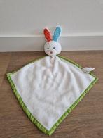 Knuffeldoekje konijn Action ZD trading wit groen K6727, Kinderen en Baby's, Speelgoed | Knuffels en Pluche, Ophalen of Verzenden