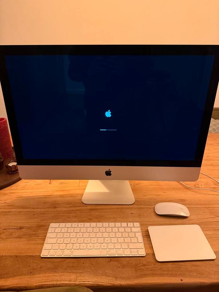 iMac 2020 27 inch met toetsenbord, muis en trackpad, Computers en Software, Apple Desktops, Zo goed als nieuw, iMac, SSD, 3 tot 4 Ghz
