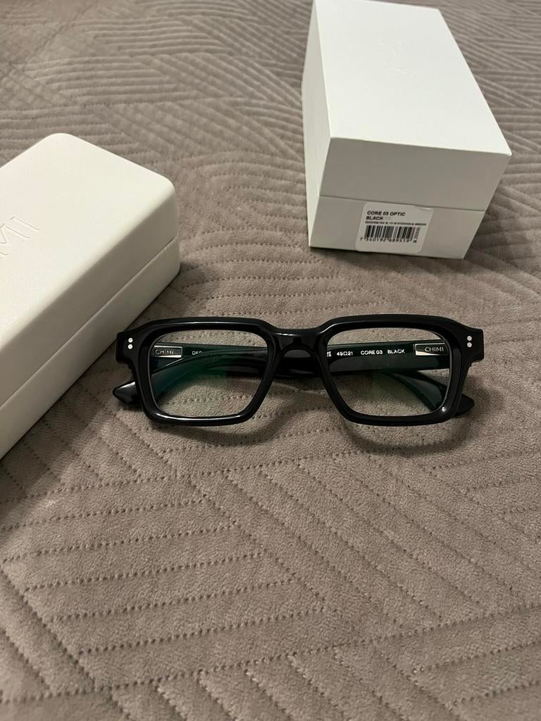 Chimi Core 03 Optic Zwarte Bril, Overige merken, Zwart, Ophalen of Verzenden, Zo goed als nieuw