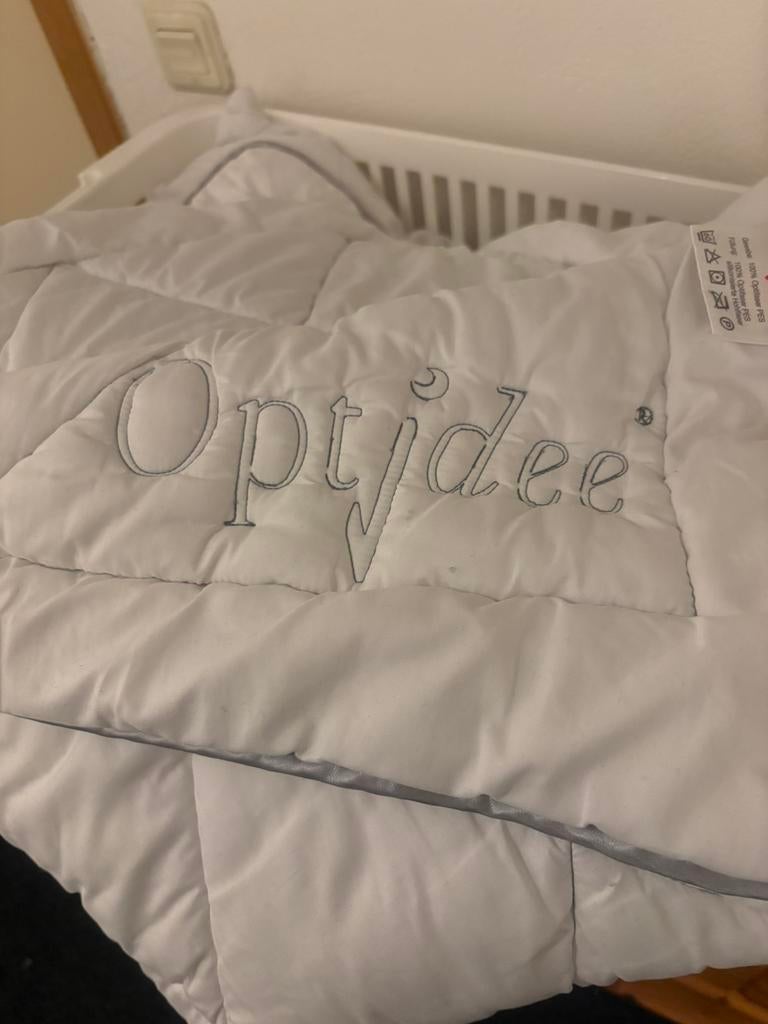 Optidee zomerdekbed 140/200 1 persoons, Huis en Inrichting, Eenpersoons, Wit, Dekbedovertrek, Ophalen of Verzenden