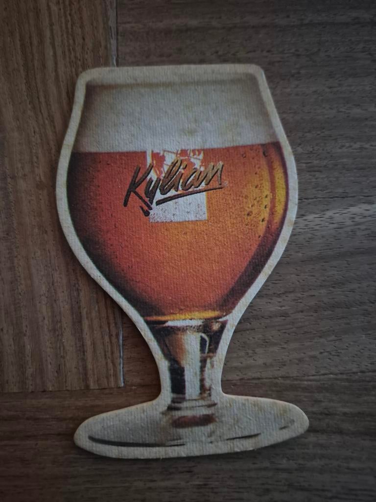 Heineken Kylian Bier Viltje - Zeldzaam Verzamelobject, Verzamelen, Ophalen of Verzenden, Gebruikt, Viltje(s), Heineken