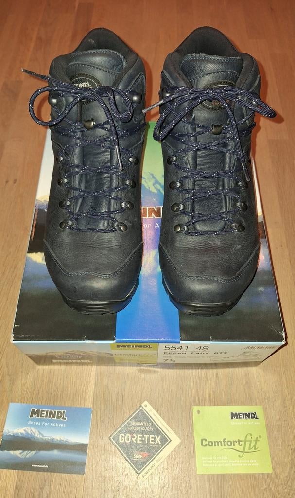 Bergschoenen Meindl Eppan Lady gtx maat 41.5 / 7.5, Sport en Fitness, Bergsport en Wandelen, Ophalen of Verzenden, Zo goed als nieuw