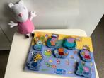 Ontdek Puzzel Knuffel Peppa Pig Suzy Schaap oefenen motoriek, Ophalen of Verzenden, Zo goed als nieuw, Van hout, Minder dan 10 stukjes