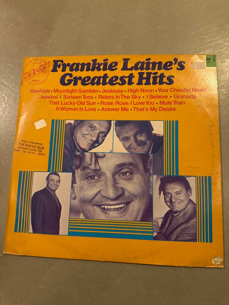 Frankie Laine's Greatest Hits LP - Embassy EMB 31052, Ophalen of Verzenden, Gebruikt, 12 inch