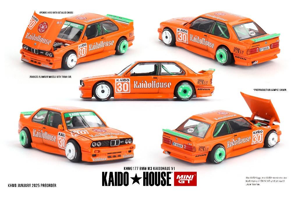 BMW M3 (E30) "Kaido House" MiniGT 1:64, Christian@diecastcompany.nl, Auto, Diecast Company, Nieuw