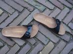 BIRKENSTOCK MADRID ZWART 41 NU GRATIS VERZENDING PER POST, Slippers, Verzenden, Zwart, Zo goed als nieuw