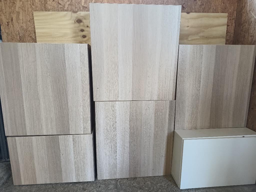 5x ikea Besta eiken, Ophalen, Gebruikt, 50 tot 100 cm, Minder dan 25 cm