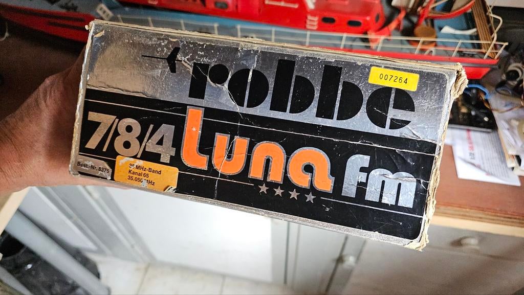 ROBBE Luna 35 Mhz FM 7 kanaals set in OVP, Ophalen, Gebruikt