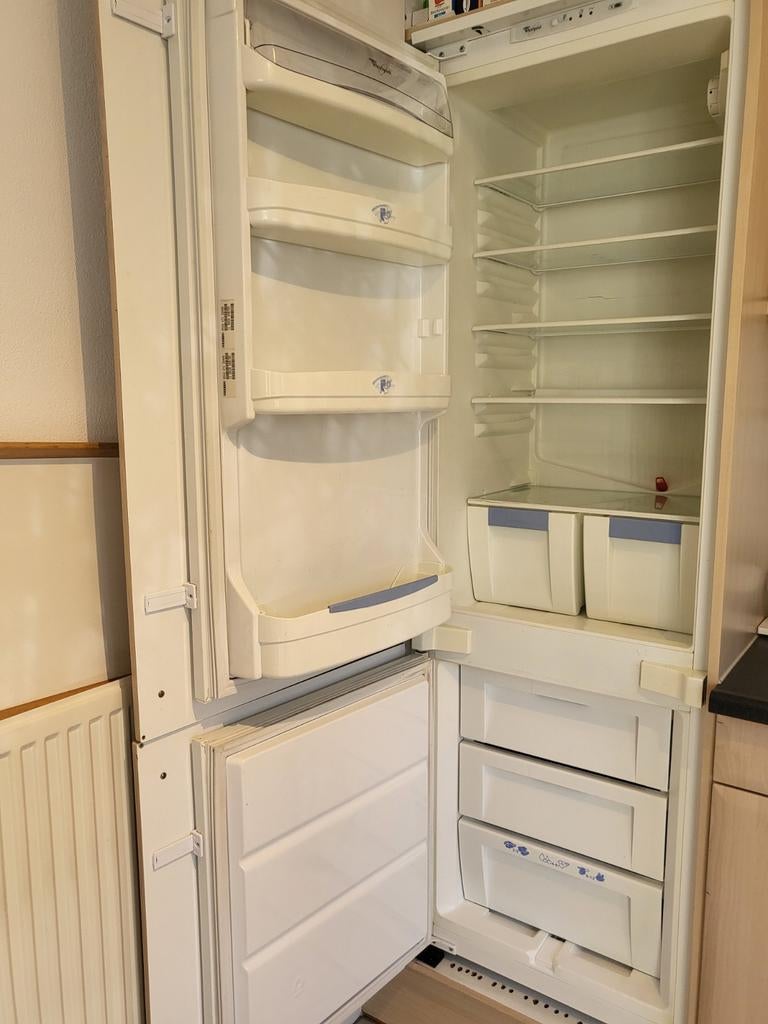 Whirlpool inbouw koelkast met vriesvak - technisch in orde, Witgoed en Apparatuur, Koelkasten en IJskasten, Ophalen, Gebruikt