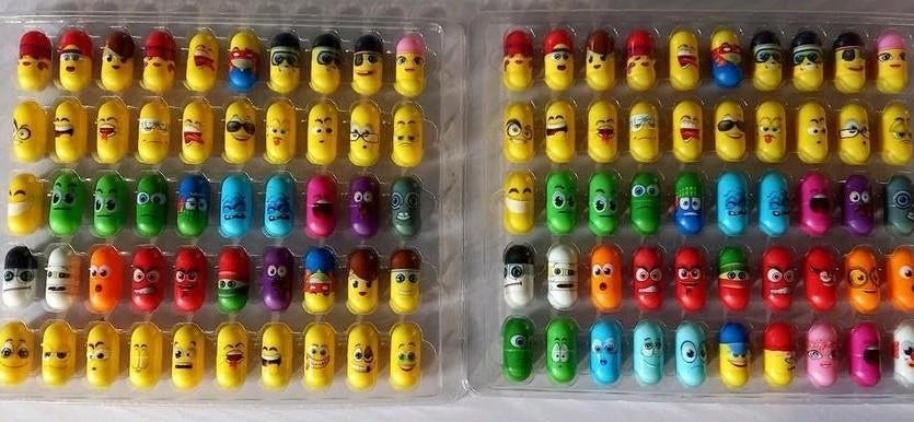 Funky beans collectie, mighty beans!, Ophalen of Verzenden, Nieuw, Potlood of Stift