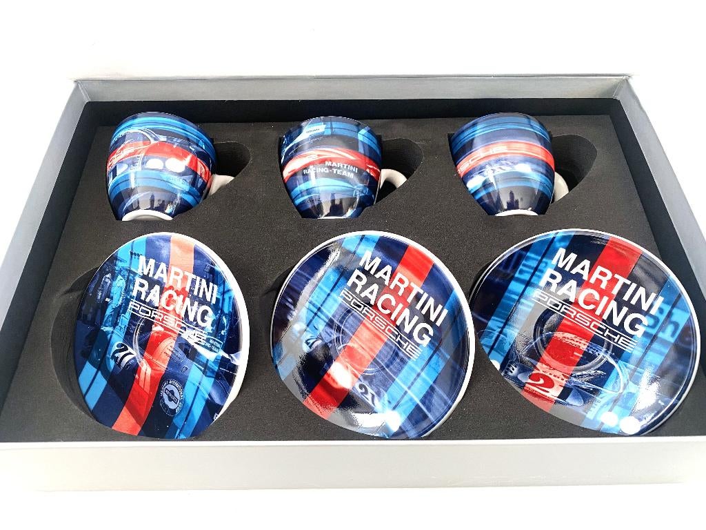 Porsche espressocups “Porsche 917 LH / Martini Racing”, ., Ophalen of Verzenden, Zo goed als nieuw, Overige stijlen