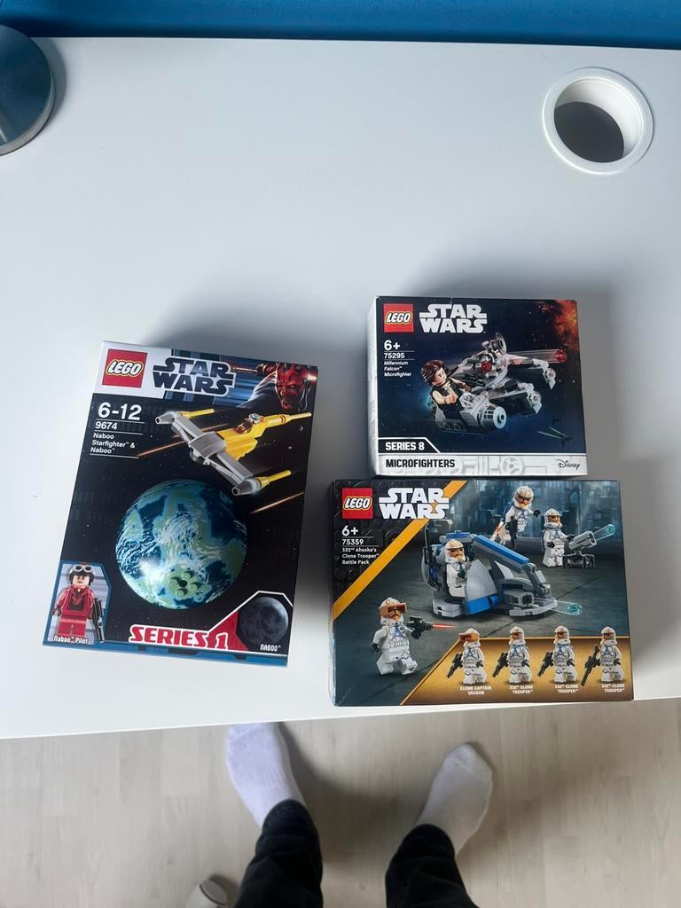 Lego star wars 3 gesealde sets, Verzamelen, Star Wars, Zo goed als nieuw, Actiefiguurtje, Ophalen