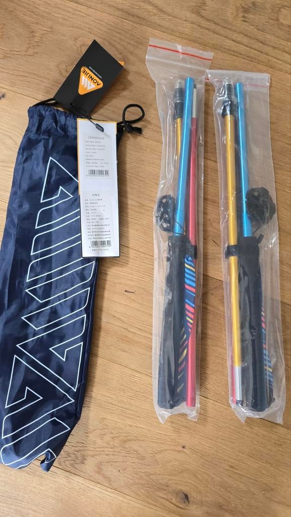 Nieuwe AONIJIE Trailrun/Trekking Stokken - 130cm, Ophalen of Verzenden, Nieuw, Overige typen