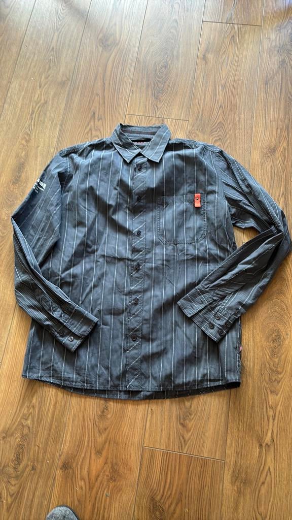 Overhemd s.Oliver, Kleding | Heren, Ophalen of Verzenden, Zo goed als nieuw, Grijs, Halswijdte 41/42 (L)