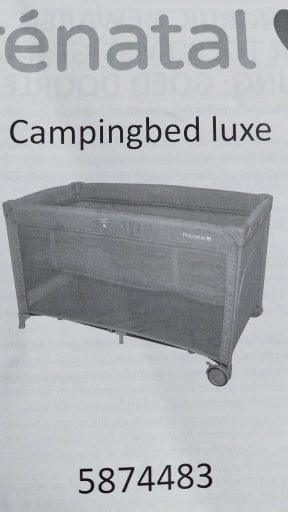Prénatal campingbedje NIEUW, Ophalen, Nieuw, Reisbedje