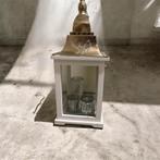 Super mooie lantaarn/windlicht rustieke stijl, Ophalen of Verzenden, Zo goed als nieuw, Hout, 25 tot 50 cm