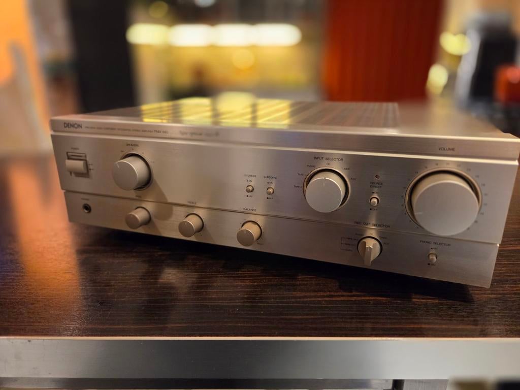 Denon PMA-560 zilver, Denon, Ophalen of Verzenden, Zo goed als nieuw, 60 tot 120 watt