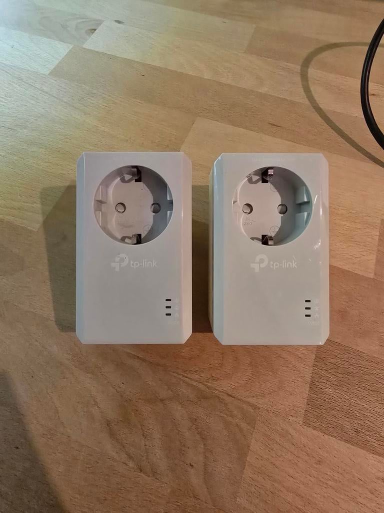 TP-Link AV600 Powerline Adapters (2 stuks), Ophalen of Verzenden, Gebruikt, TP-LINK