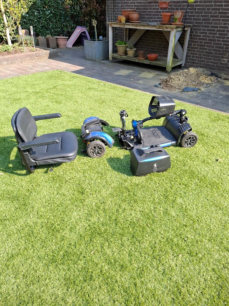 inklapbare scootmobiel, Diversen, Brommobielen en Scootmobielen, 10 km/u of minder, Excel, Ophalen of Verzenden, Zo goed als nieuw