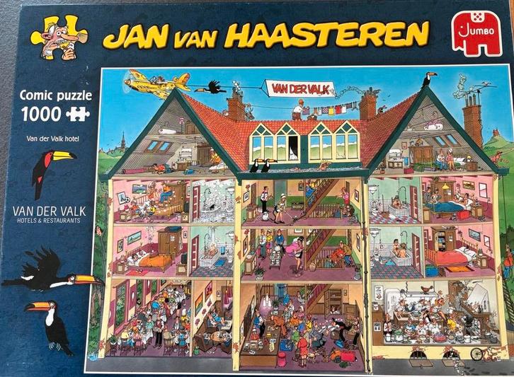 Jan van Haasteren en Wasgij puzzels., Hobby en Vrije tijd, Denksport en Puzzels, Gebruikt, Legpuzzel, 500 t/m 1500 stukjes, Ophalen
