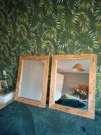 Spiegel met houten lijst, Huis en Inrichting, Ophalen, Zo goed als nieuw, Minder dan 100 cm, Rechthoekig