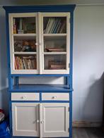 Ouderwetse keukenkast - Blauw/Wit, Ophalen of Verzenden, Gebruikt