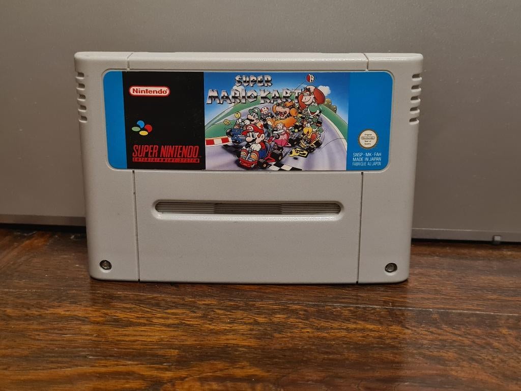 Super Mario Kart SNES, Racen en Vliegen, Ophalen of Verzenden, Zo goed als nieuw, 3 spelers of meer