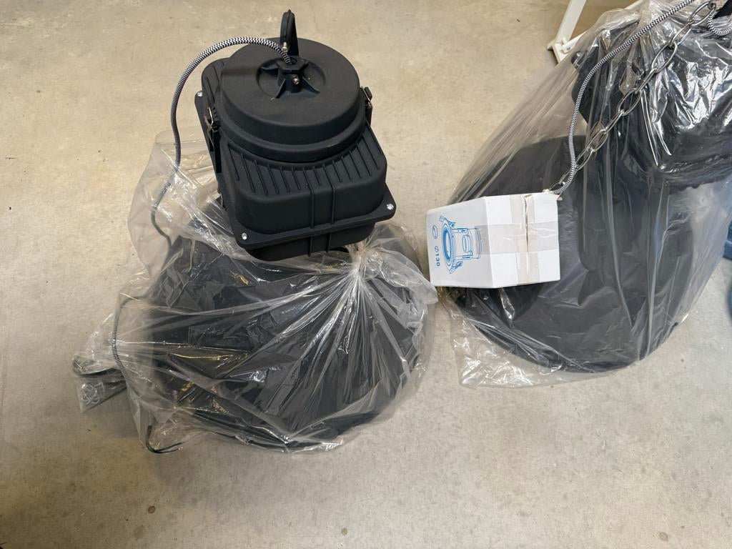 Grote industriele look lampen, Huis en Inrichting, Lampen | Hanglampen, Ophalen, Nieuw, 50 tot 75 cm