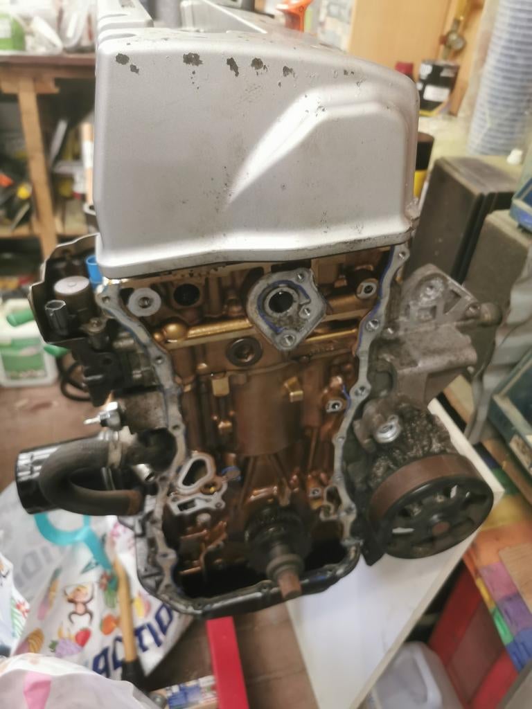 K24a3 motorblok met lagerschade, Ophalen