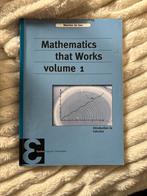 Mathematics that Works volume 1 - Introductie tot Calculus, Ophalen of Verzenden, Beta, Gelezen, WO