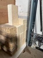 Restpartij vuurvaste stenen met cement en isolatiedeken, Ophalen, Zo goed als nieuw