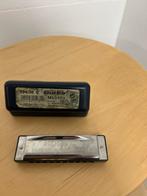 Hohner Silver Star Mondharmonica C met doosje, Gebruikt, C-mondharmonica, Ophalen of Verzenden, Met koffer of doosje