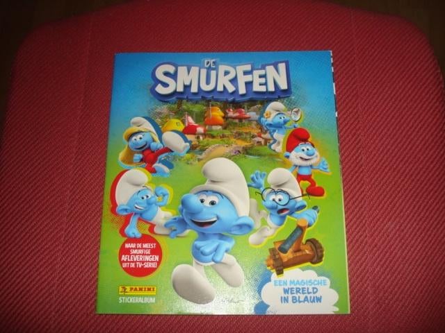 SMURFEN LEEG ALBUM + 12 PLAATJES / STICKERS, Verzamelen, Ophalen of Verzenden, Nieuw, Strip of Tekenfilm