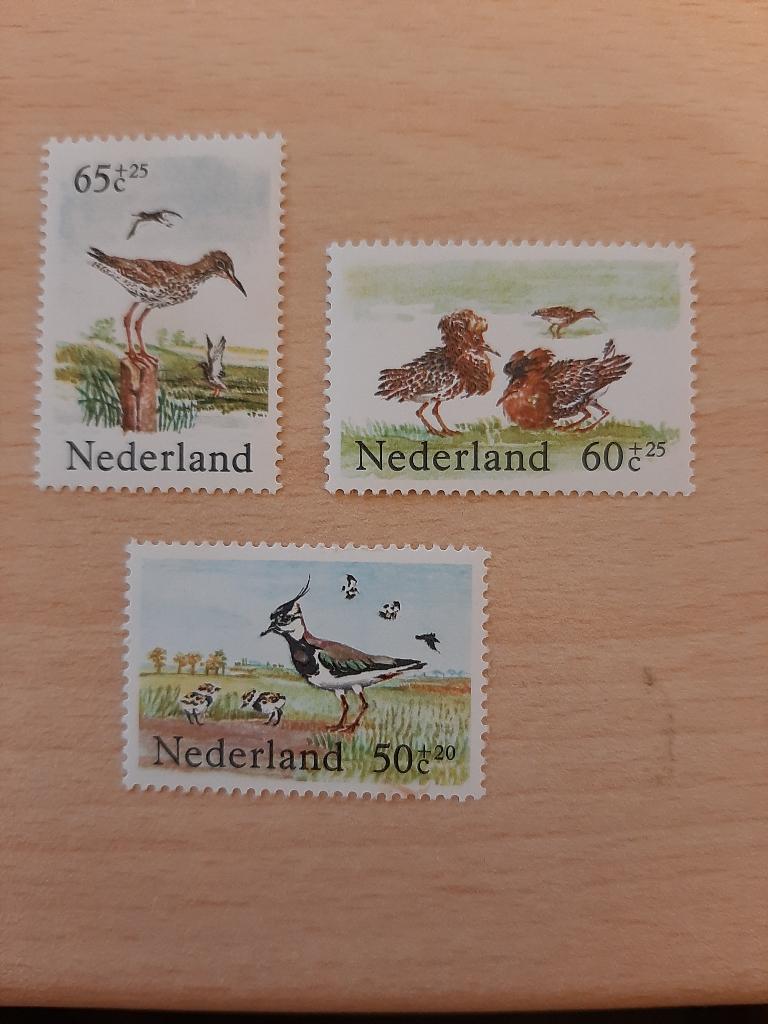 Zomerzegels vogels kemphaan, kievit tureluur, Verzenden, Postfris