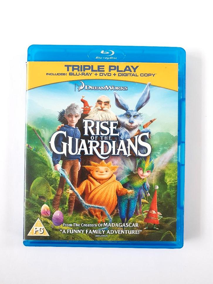 Rise Of The Guardians (Blu-ray + DVD), Cd's en Dvd's, Blu-ray, Zo goed als nieuw, Tekenfilms en Animatie, Ophalen of Verzenden