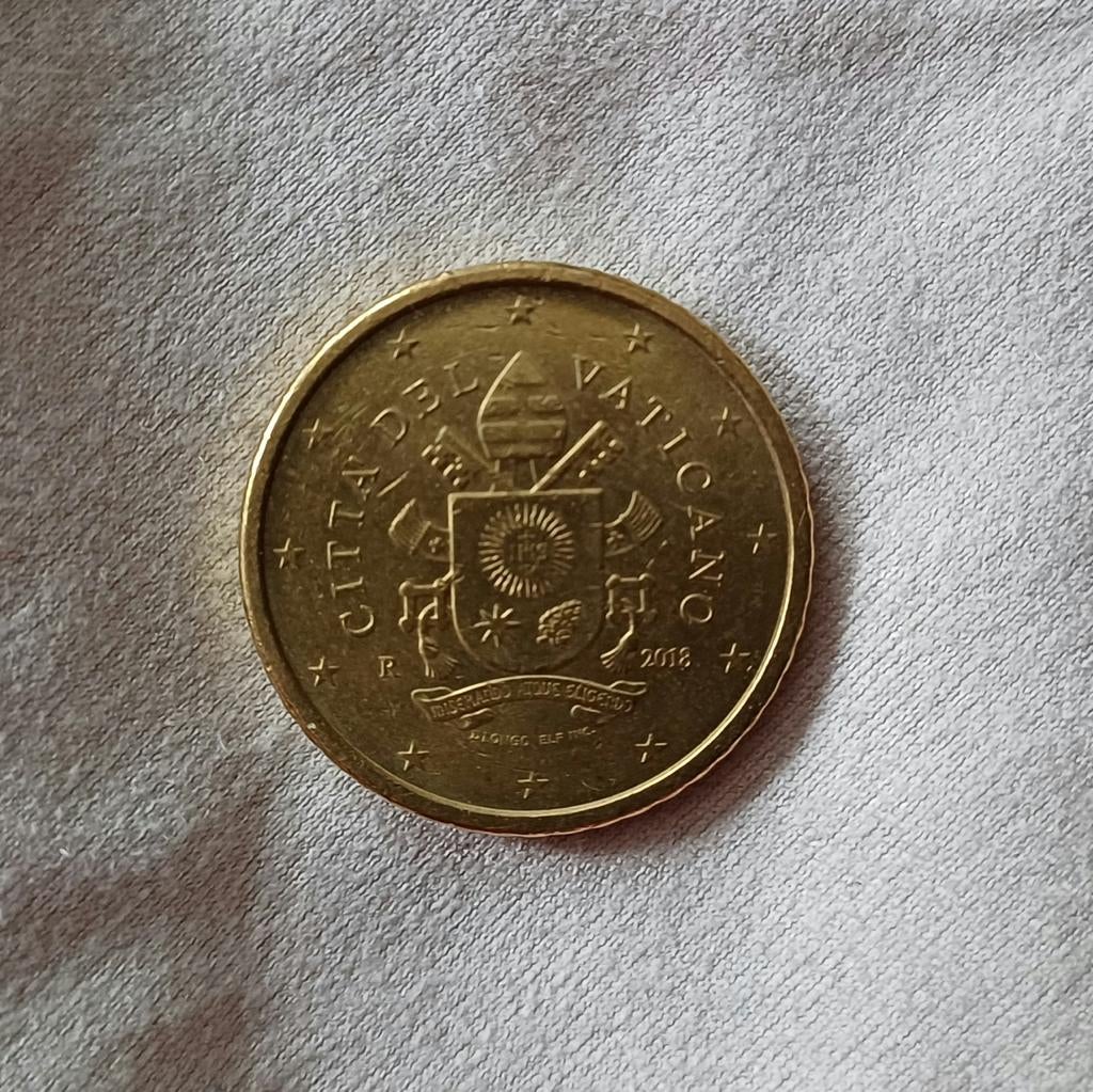 Vaticaan munt, Ophalen of Verzenden, Vaticaanstad, 50 cent