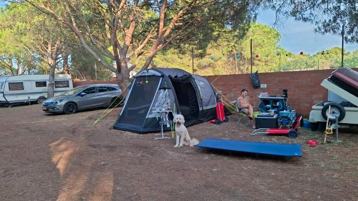 Obelink, summer 4 easy air opblaasbare tunneltent, Caravans en Kamperen, Tenten, tot en met 4, Zo goed als nieuw, Ophalen