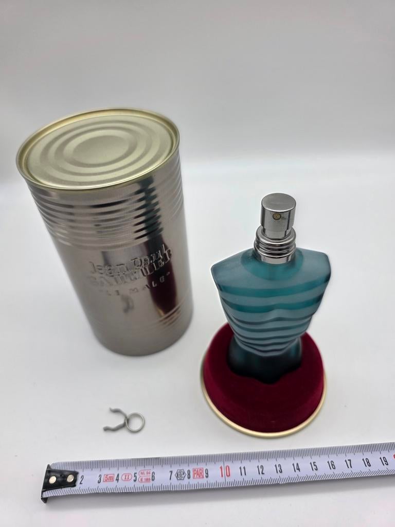 Originele Jean Paul Gaultier Le Male lege fles jaren '70, Ophalen of Verzenden, Jean Paul Gaultier, Info@jeanpaulgaultier.com