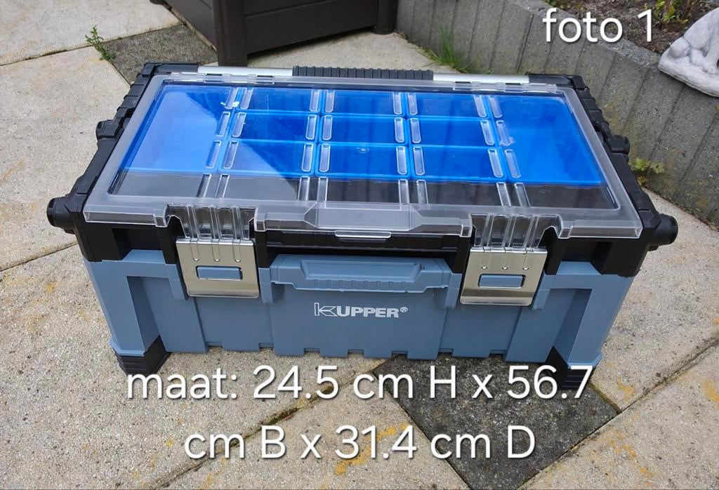 Kupper Gereedschapskoffers - 2 Verschillende Maten, Ophalen