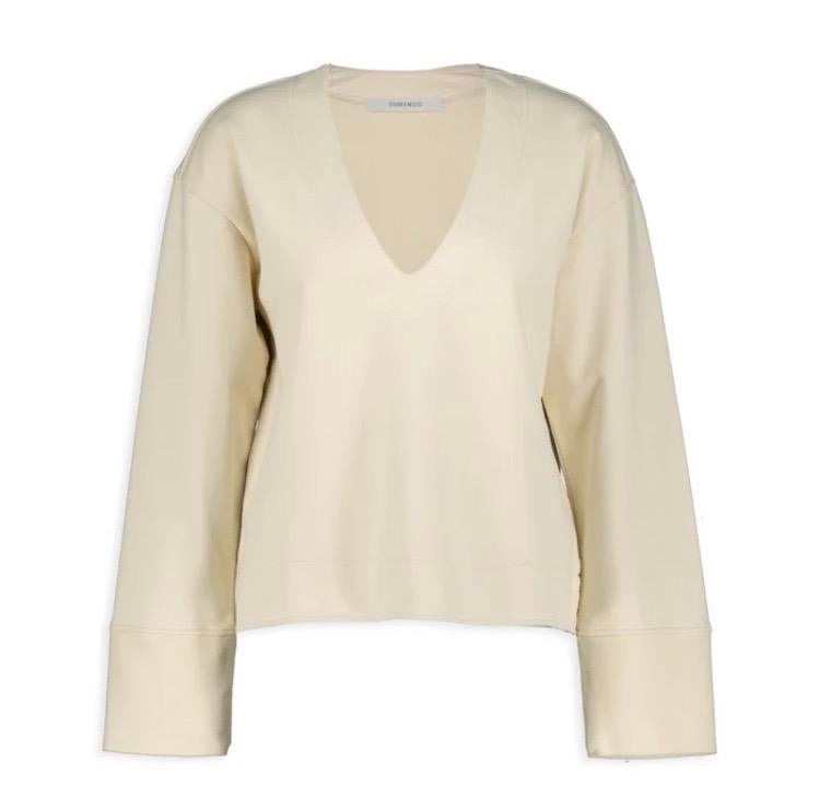 Humanoid Crème Trui met V-hals, Ophalen of Verzenden, Nieuw, Maat 38/40 (M), Beige