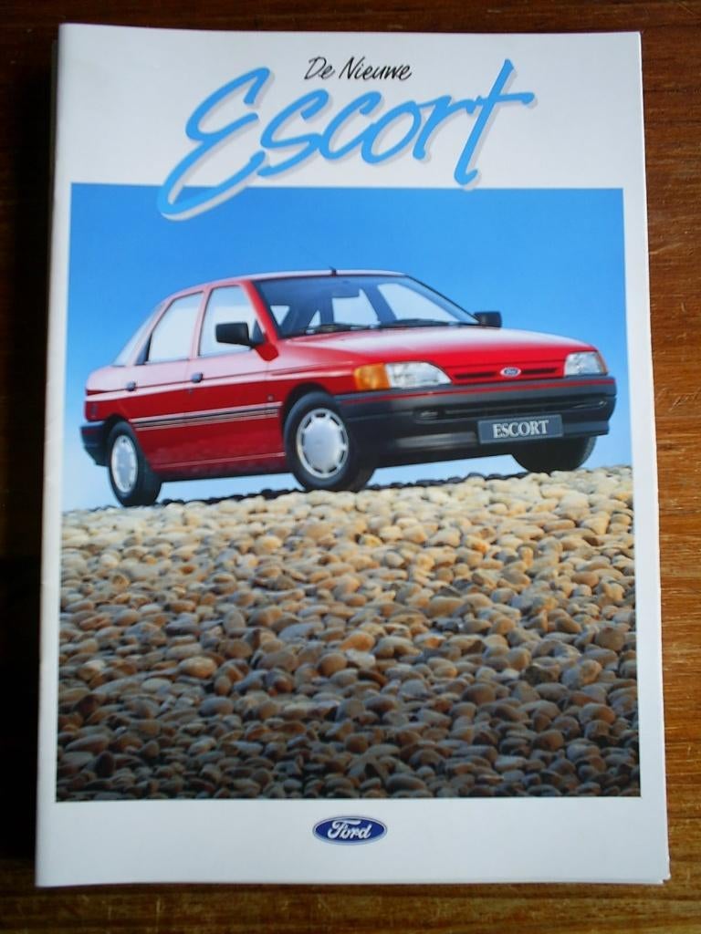 Ford Escort De Nieuwe o.a. Cabrio en Ghia [ februari 1991, Verzenden, Zo goed als nieuw, Ford